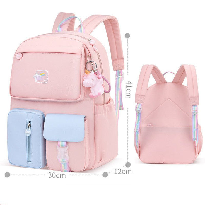 Girls Lightweight Children Spine Protection Shoulder Bag - RICALOUX