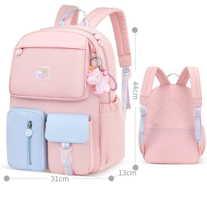Girls Lightweight Children Spine Protection Shoulder Bag - RICALOUX