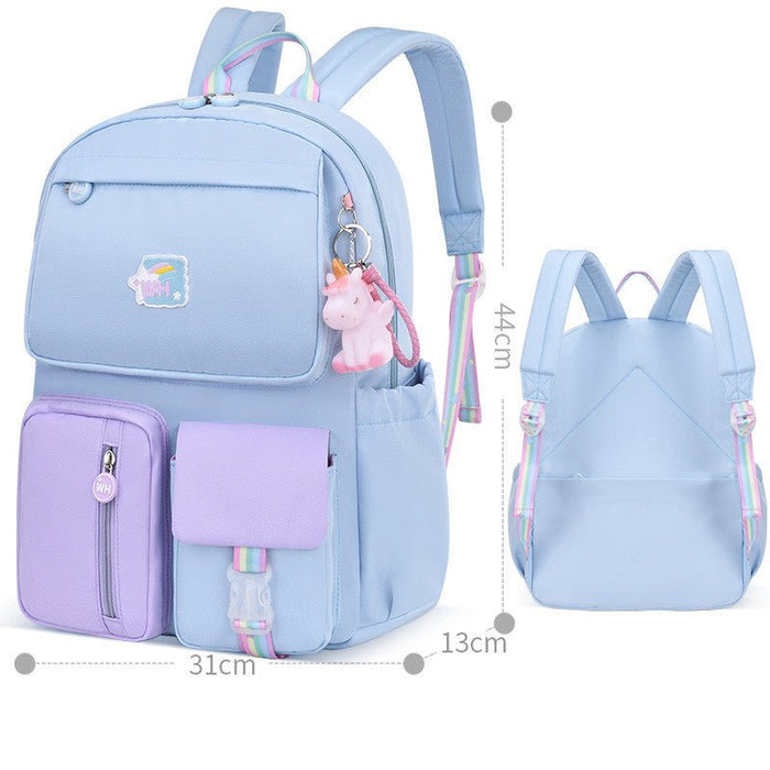 Girls Lightweight Children Spine Protection Shoulder Bag - RICALOUX