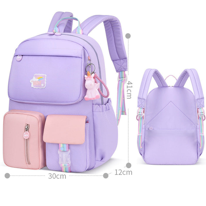 Girls Lightweight Children Spine Protection Shoulder Bag by Ricaloux