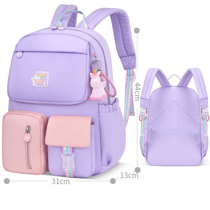 Girls Lightweight Children Spine Protection Shoulder Bag - RICALOUX