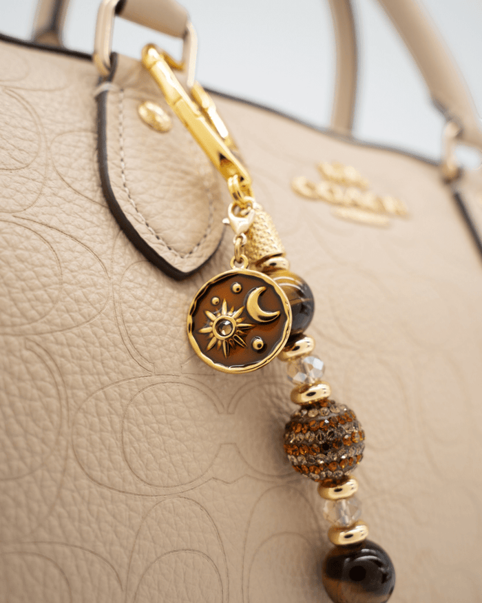 18KT Gold Plated Moon & Sun Charm