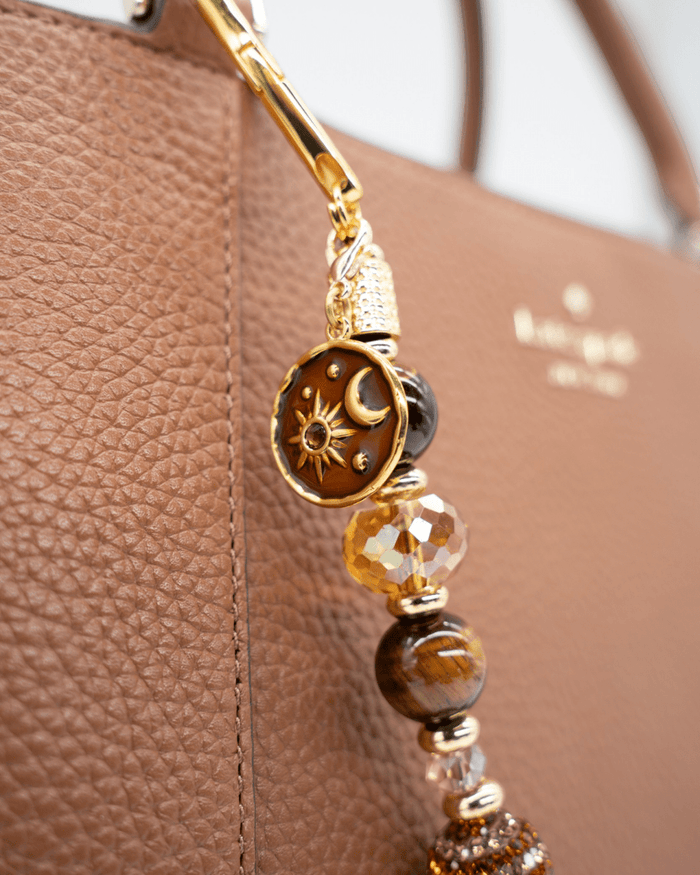 18KT Gold Plated Sun & Moon Charm