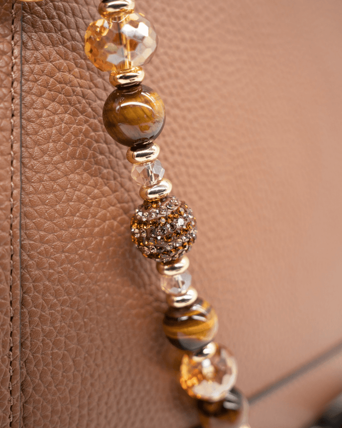 Austrian Crystal Striped Centerbead