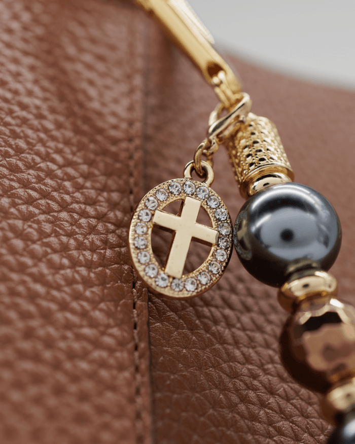 18KT gold plated cross charm