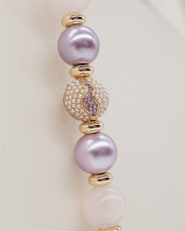 Handcrafted wave center bead