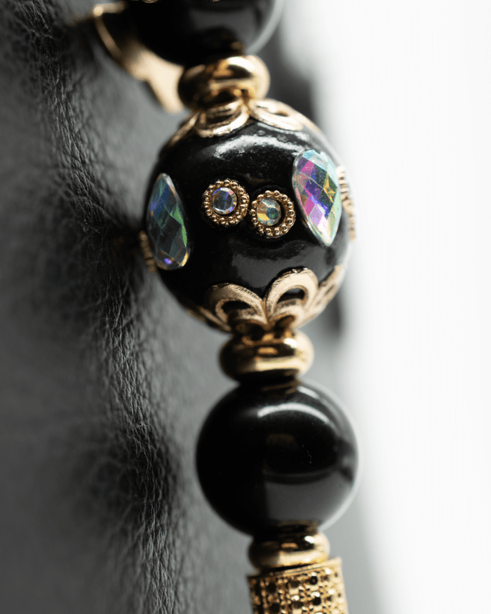 Handcrafted artisan center bead from India
