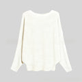 Halter-neck Batwing-sleeve Loose-fit Knit Sweater by Ricaloux