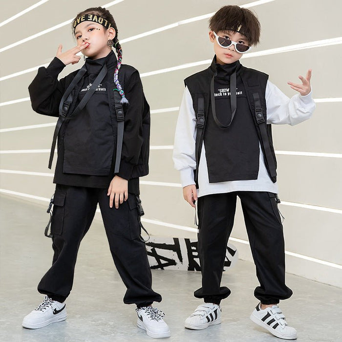 Hip Hop Costume Boys And Girls Fashion Trendy Children's Clothing - RICALOUX