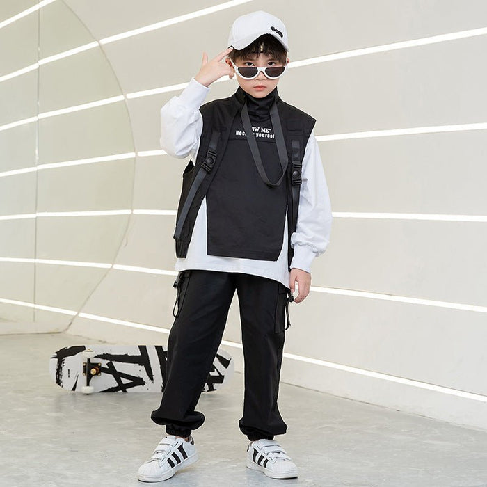Hip Hop Costume Boys And Girls Fashion Trendy Children's Clothing - RICALOUX