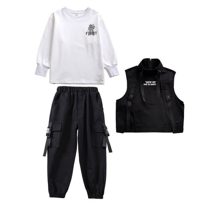 Hip Hop Costume Boys And Girls Fashion Trendy Children's Clothing - RICALOUX