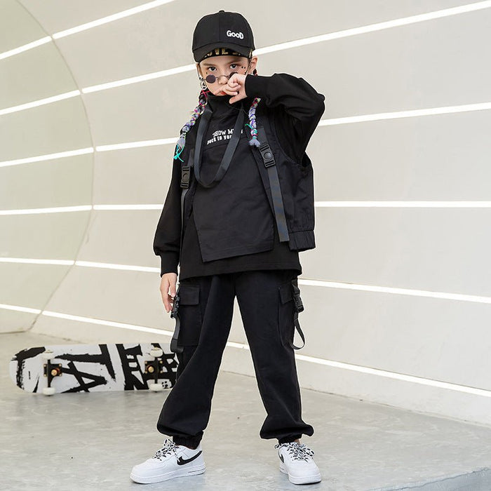 Hip Hop Costume Boys And Girls Fashion Trendy Children's Clothing - RICALOUX