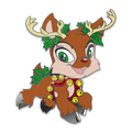Holiday Ixi Pin, Neopets