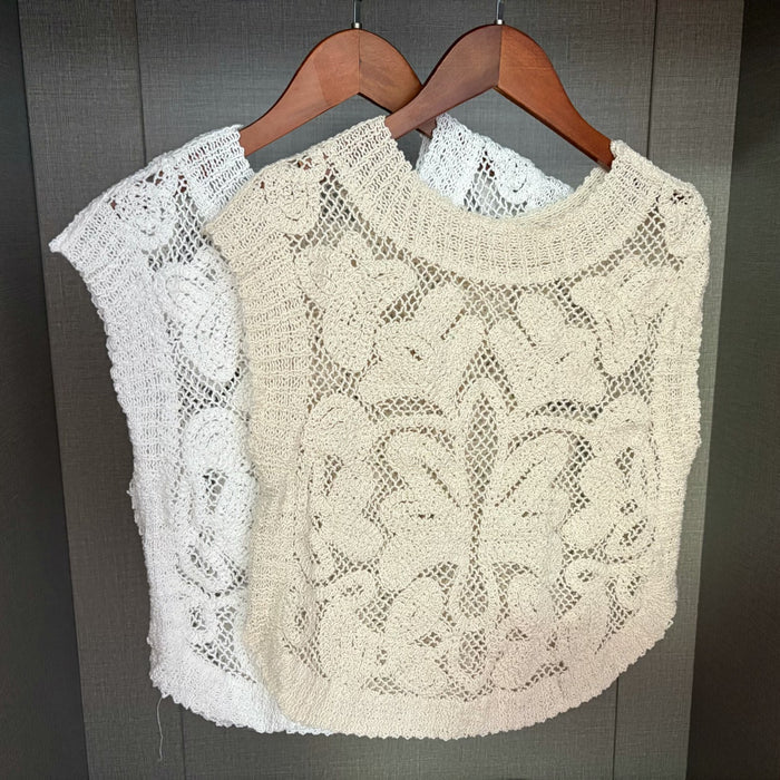 Hollow-out Knitted Casual Vest For Women by Ricaloux