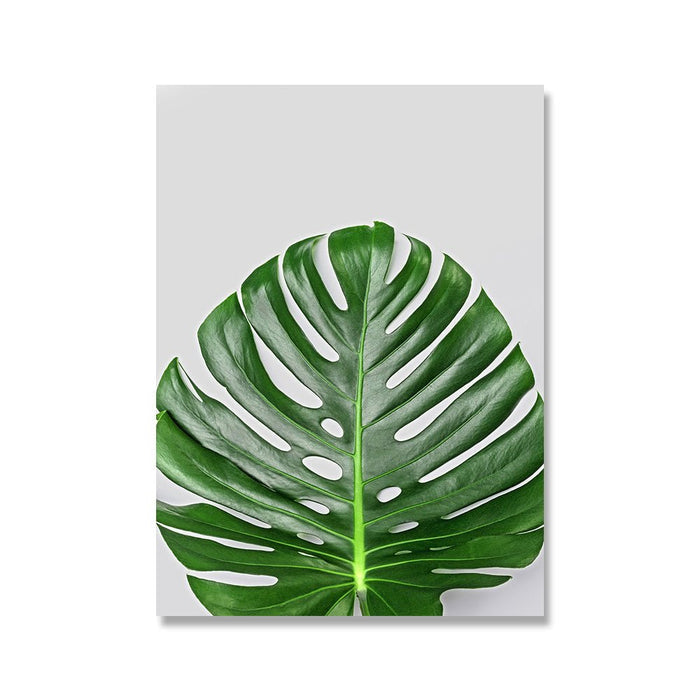 Home Decor Green Plant Canvas Painting - RICALOUX