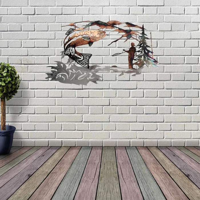 Home Decor Mallard Alloy Wall Art - RICALOUX