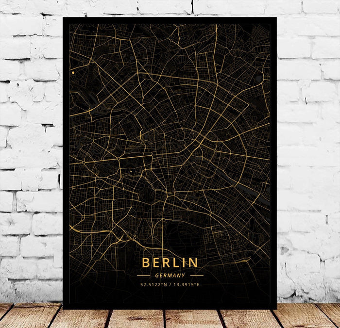 Home Decor Travel Poster Canvas Painting - RICALOUX