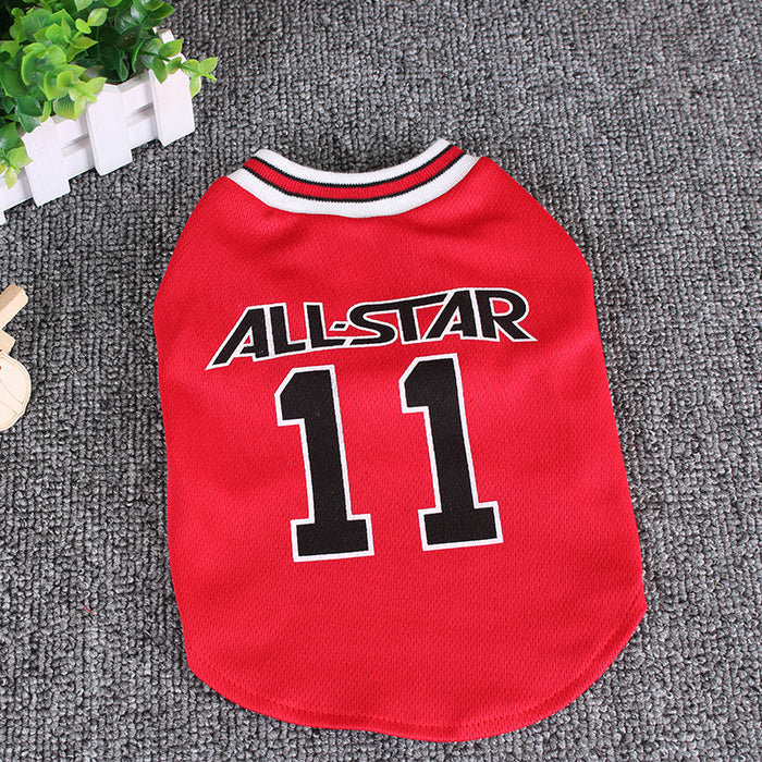 Hot World Cup Ball Spring And Summer Dog Vest Pet Supplies by Ricaloux