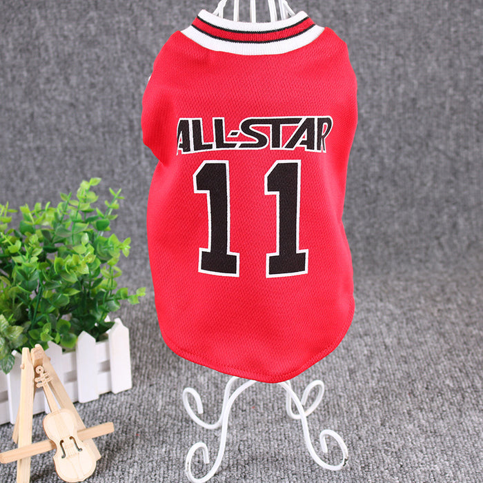 Hot World Cup Ball Spring And Summer Dog Vest Pet Supplies by Ricaloux
