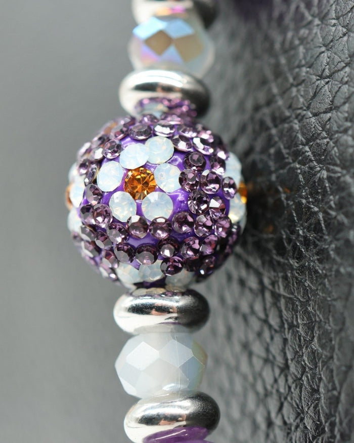 Austrian crystal daisy center bead
