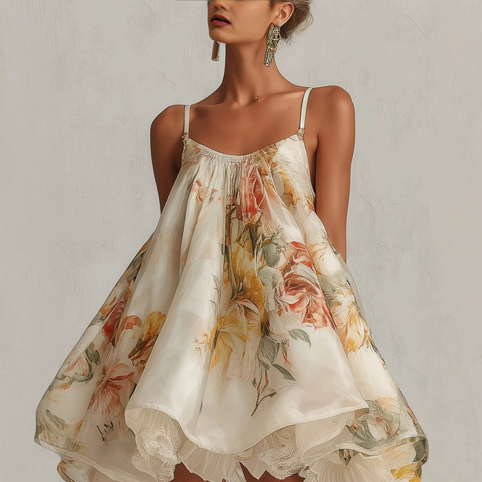 Irregular-hemline Vacation Dress – Premium 0 | RICALOUX