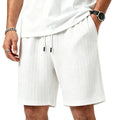 Jacquard Mens Casual Stretch-knit Loose-fit Athletic Shorts by Ricaloux