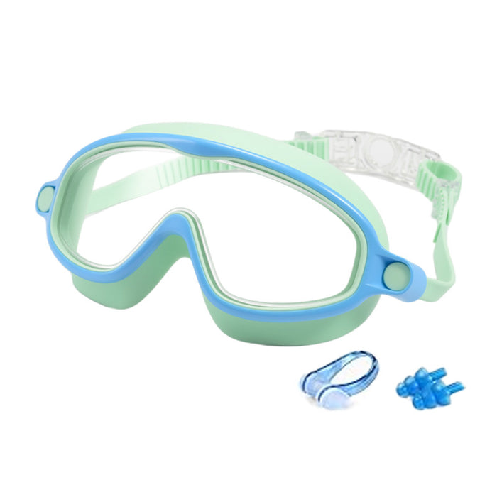 Kids Large-Frame Swimming Goggles With Nose Cover High-Definition Waterproof – Premium 0 | RICALOUX