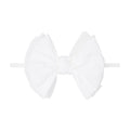 LAYERED FAB® SKINNY: white dot tulle