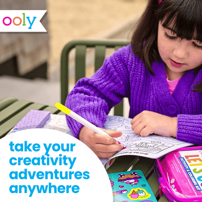 Let's Go! Activity & Coloring Kit - Kitty In The City – OOLY