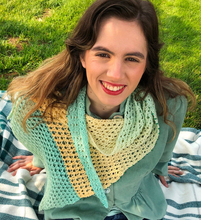 Renee Van Hoy Loom Knit eBook:  Little Scarves Too : Go Fly Kite (large print) Pattern