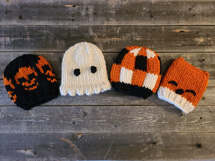 Janae Yagi Loom Knit ePattern Bundle:  Autumn Baby Beanie Bundle Patterns
