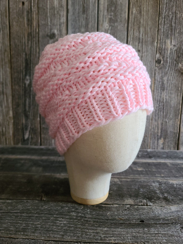 Janae Yagi Loom Knit ePattern: Candy Lane Beanie Pattern