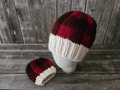 Janae Yagi Loom Knit ePattern: Chonky Buffalo Beanie Pattern