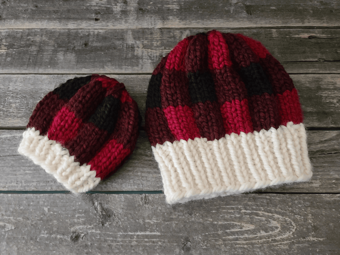 Janae Yagi Loom Knit ePattern: Chonky Buffalo Beanie Pattern