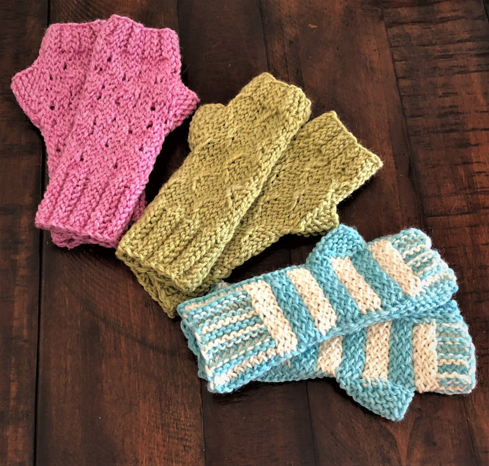 Renee Van Hoy Loom Knit ePattern: More Kitty Mitts eBook Pattern