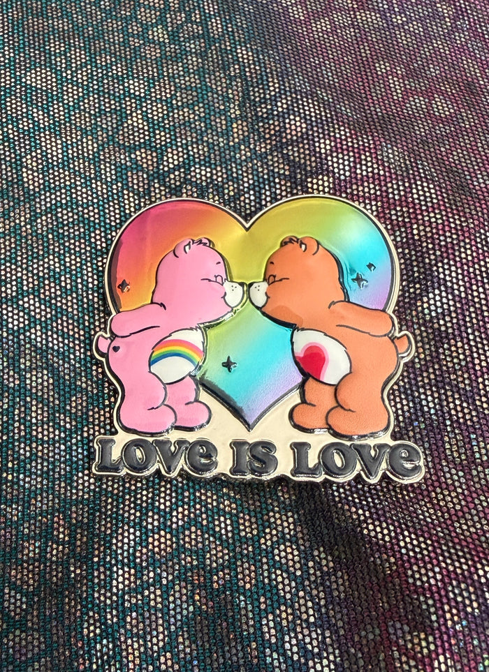 Love Is Love Pride Pin, Care Bears