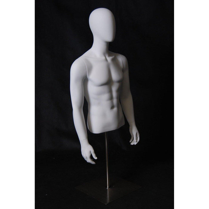 Male Mannequin Torso w/ Base MM-REGTMSA - Mannequin Mall