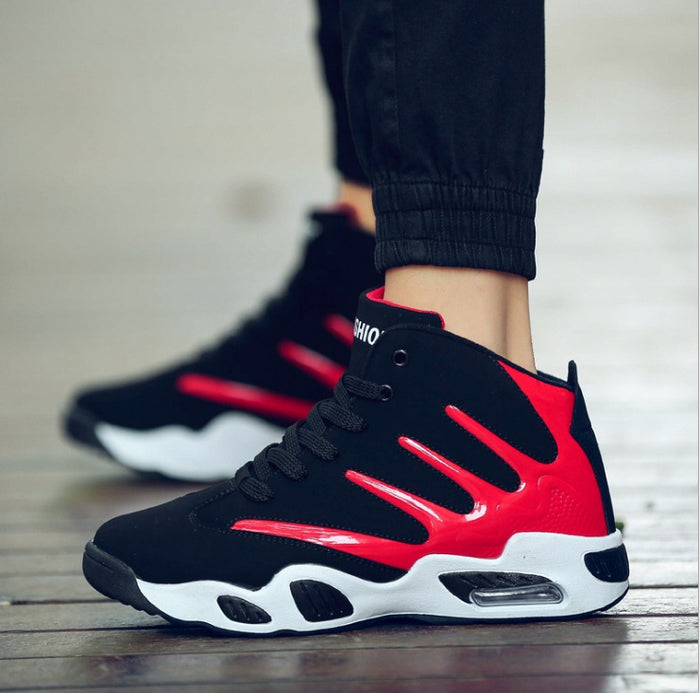 Men Air Cushion Basketball Shoes Wear-resistant Sneakers For Men Hommel Basketball Boots Sneakers Men by Ricaloux