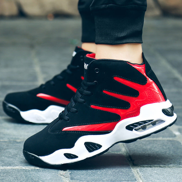 Men Air Cushion Basketball Shoes Wear-resistant Sneakers For Men Hommel Basketball Boots Sneakers Men by Ricaloux