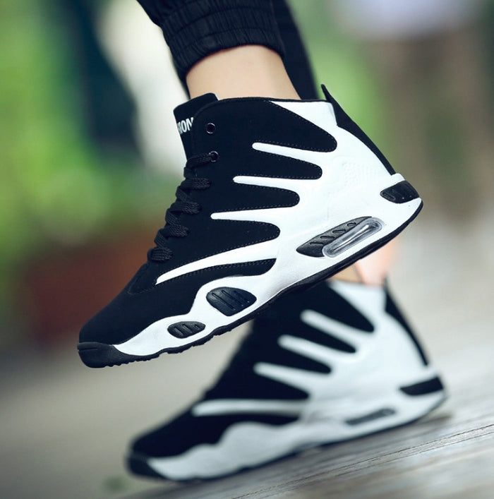 Men Air Cushion Basketball Shoes Wear-resistant Sneakers For Men Hommel Basketball Boots Sneakers Men by Ricaloux