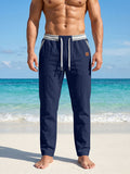Mens Linen Straight-leg Casual Pants – Premium 0 | RICALOUX