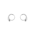 Georg Jensen Mercy Sterling Silver Swirl Earrings - Berry's Jewellers