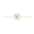 MINI NOVELTY SKINNY: ivory chiffon rosebud