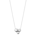 Georg Jensen Moonlight Sterling Silver 3 Grapes Pendant - Berry's Jewellers