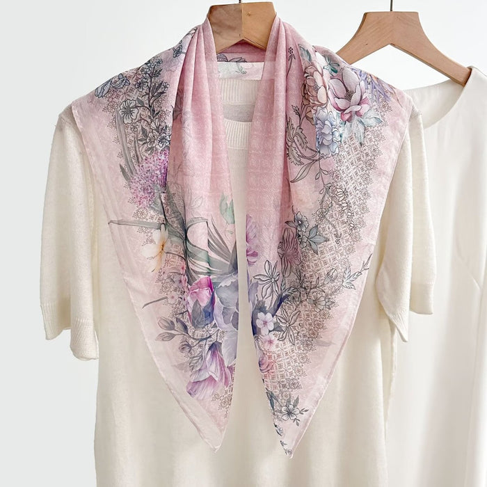 New Breathable Versatile Silk Chiffon Scarf For Women, Also Usable As A Shawl – Premium 0 | RICALOUX
