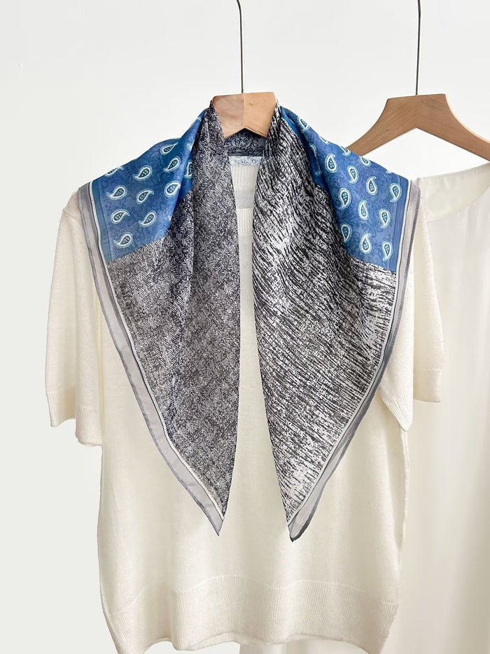 New Breathable Versatile Silk Chiffon Scarf For Women, Also Usable As A Shawl by Ricaloux
