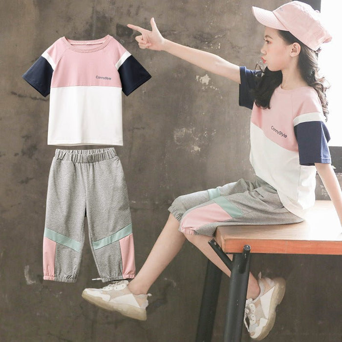 New Children's Clothing Net Red Girls Pants, Large Children's Clothing Fashionable Trend - RICALOUX