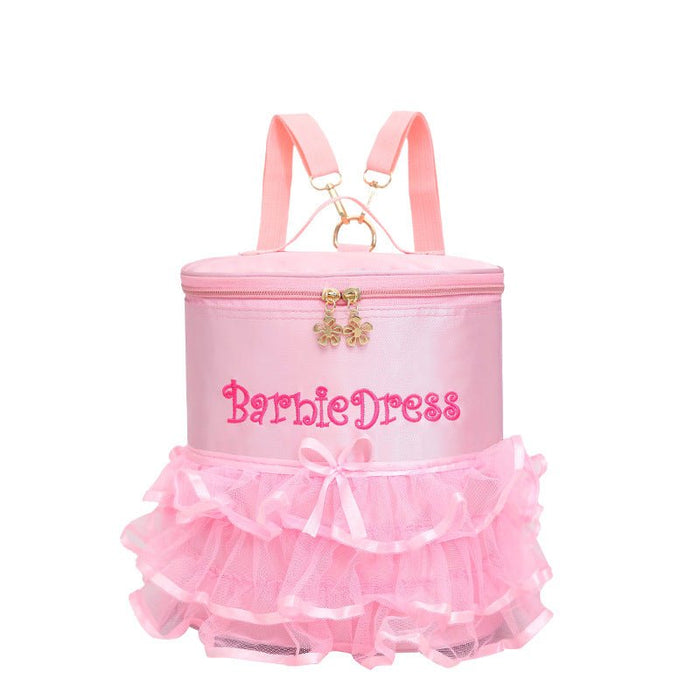 New children's Dance Bag Girls Dance backpack, bag, Ballet Bag, lovable yarn skirt - RICALOUX