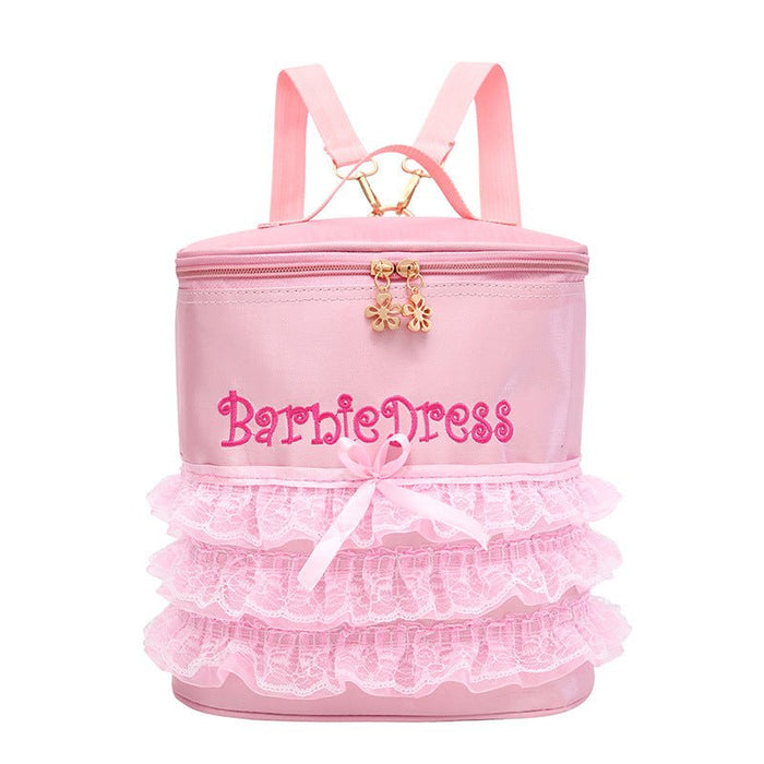 New children's Dance Bag Girls Dance backpack, bag, Ballet Bag, lovable yarn skirt - RICALOUX
