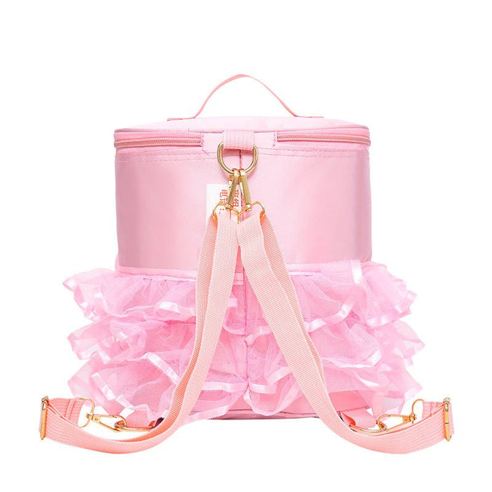 New children's Dance Bag Girls Dance backpack, bag, Ballet Bag, lovable yarn skirt - RICALOUX